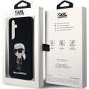 Karl Lagerfeld KLHCS24SSNIKBCK S24 S921 hardcase czarny/black Silicone Ikonik