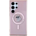 Karl Lagerfeld KLHMS24LHFCCNOP S24 Ultra S928 różowy/pink hardcase IML Choupette MagSafe