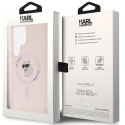 Karl Lagerfeld KLHMS24LHFCCNOP S24 Ultra S928 różowy/pink hardcase IML Choupette MagSafe