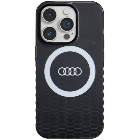 Audi IML Big Logo MagSafe Case iPhone 14 Pro 6.1" czarny/black hardcase AU-IMLMIP14P-Q5/D2-BK