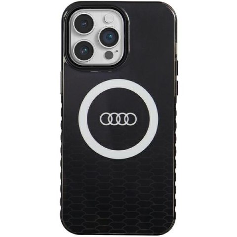 Audi IML Big Logo MagSafe Case iPhone 14 Pro Max 6.7" czarny/black hardcase AU-IMLMIP14PM-Q5/D2-BK