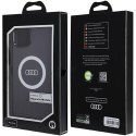 Audi IML Big Logo MagSafe Case iPhone 15 Plus / 14 Plus 6.7" czarny/black hardcase AU-IMLMIP15M-Q5/D2-BK