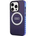 Audi IML Big Logo MagSafe Case iPhone 15 Pro 6.1" niebieski/navy blue hardcase AU-IMLMIP15P-Q5/D2-BE