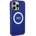 Audi IML Big Logo MagSafe Case iPhone 15 Pro Max 6.7" niebieski/navy blue hardcase AU-IMLMIP15PM-Q5/D2-BE