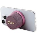 Guess głośnik Bluetooth GUWSC3ALSMP Speaker Stand różowy/pink Magnetic Script Metal