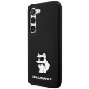 Karl Lagerfeld nakładka do Samsung Galaxy S24 KLHCS24SSNCHBCK czarna HC SILICONE NFT CHOUPETTE