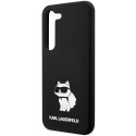 Karl Lagerfeld nakładka do Samsung Galaxy S24 KLHCS24SSNCHBCK czarna HC SILICONE NFT CHOUPETTE