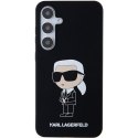 Karl Lagerfeld nakładka do Samsung Galaxy S24 KLHCS24SSNIKBCK czarna HC SILICONE NFT IKONIK