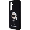 Karl Lagerfeld nakładka do Samsung Galaxy S24 KLHCS24SSNIKBCK czarna HC SILICONE NFT IKONIK