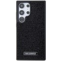 Karl Lagerfeld nakładka do Samsung Galaxy S24 Ultra KLHCS24LHDSPRK czarna HC RHINESTONE LOGO METAL PLATE