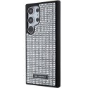 Karl Lagerfeld nakładka do Samsung Galaxy S24 Ultra KLHCS24LHDSPRS srebrna HC RHINESTONE LOGO METAL PLATE