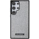 Karl Lagerfeld nakładka do Samsung Galaxy S24 Ultra KLHCS24LHDSPRS srebrna HC RHINESTONE LOGO METAL PLATE