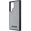 Karl Lagerfeld nakładka do Samsung Galaxy S24 Ultra KLHCS24LHDSPRS srebrna HC RHINESTONE LOGO METAL PLATE