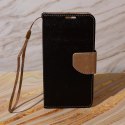 Etui Smart Fancy do iPhone 14 Plus 6,7" złoto-czarne