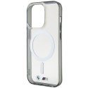 BMW BMHMP15XHCRS iPhone 15 Pro Max 6.7" transparent hardcase Silver Ring MagSafe