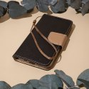 Etui Smart Fancy do iPhone 15 Plus 6,7" złoto-czarne