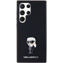 Karl Lagerfeld KLHCS23LSMHKNPK S23 Ultra S918 czarny/black Silicone Ikonik Metal Pin