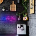 Neon PLEXI LED COFFEE niebieski róż NNE11 Neolia