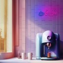 Neon PLEXI LED COFFEE niebieski róż NNE11 Neolia