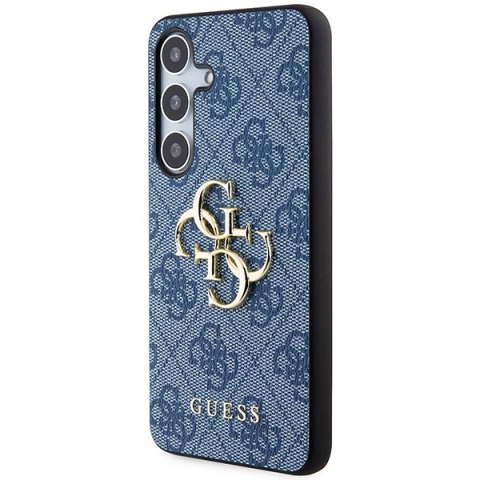 Guess nakładka do Samsung Galaxy S24 Plus GUHCS24M4GMGBL niebieska HC PU LEATHER 4G METAL LOGO