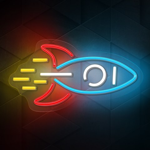 Neon PLEXI LED RAKIETA multikolor NNE18 Neolia