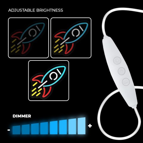 Neon PLEXI LED RAKIETA multikolor NNE18 Neolia