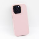 Nakładka Mag Leather do iPhone 14 Pro 6,1" jasnoróżowa