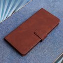 Etui Smart Velvet do iPhone 15 Plus 6,7" brązowe