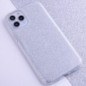 Nakładka Glitter 3w1 do Xiaomi Redmi 13C 4G / Poco C65 srebrna