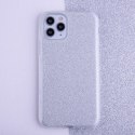 Nakładka Glitter 3w1 do Xiaomi Redmi 13C 4G / Poco C65 srebrna