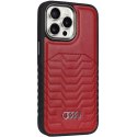 Audi Synthetic Leather MagSafe iPhone 15 Pro Max 6.7" czerwony/red hardcase AU-TPUPCMIP15PM-GT/D3-RD