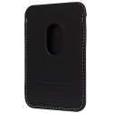 Audi Synthetic Leather Wallet Card Slot czarny/black MagSafe AU-MSCH-Q3/D1-BK