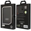 Audi Synthetic Leather Wallet Card Slot czarny/black MagSafe AU-MSCH-Q3/D1-BK