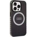 Audi nakładka do iPhone 15 Pro 6,1" czarna IML Big Logo MagSafe Case