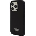 Audi nakładka do iPhone 15 Pro 6,1" czarna Silicone Case