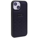 Audi nakładka do iPhone 15 Plus 6,7" czarna GT Synthetic Leather