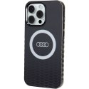 Audi nakładka do iPhone 15 Pro Max 6,7" czarna IML Big Logo MagSafe Case