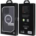 Audi nakładka do iPhone 15 Pro Max 6,7" czarna IML Big Logo MagSafe Case