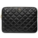 Guess Sleeve GUCS16ZPSQSSGK 16" czarny/black Quilted 4G