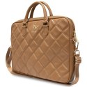 Guess Torba GUCB15ZPSQSSGW 16" brązowy/brown Quilted 4G