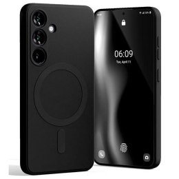 Mercury MagSafe Semi-Silicone Samsung S24 G921 czarny/black