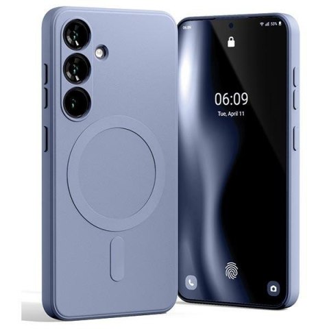 Mercury MagSafe Semi-Silicone Samsung S24 G921 lawenda /lavender