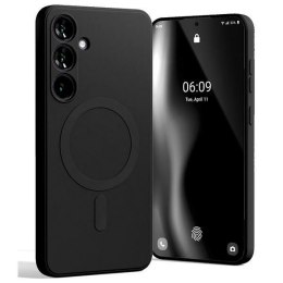 Mercury MagSafe Semi-Silicone Samsung S24+ G926 czarny/black