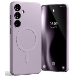 Mercury MagSafe Semi-Silicone Samsung S24+ G926 liliowy fiolet /lilac purple