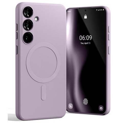 Mercury MagSafe Semi-Silicone Samsung S24+ G926 liliowy fiolet /lilac purple