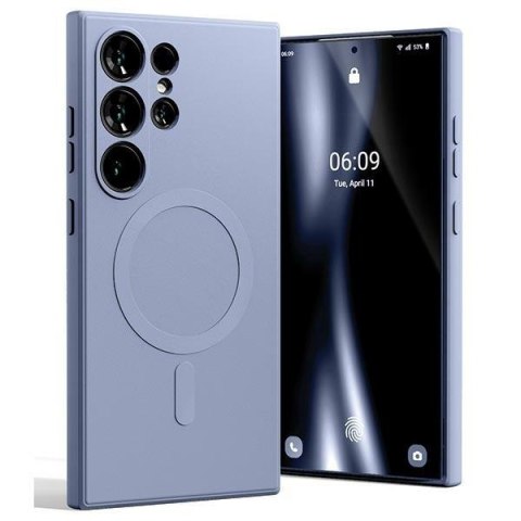 Mercury MagSafe Semi-Silicone Samsung S24 Ultra G928 lawenda /lavender