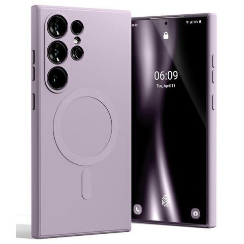 Mercury MagSafe Semi-Silicone Samsung S24 Ultra G928 liliowy fiolet /lilac purple