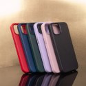 Nakładka Mag Leather do iPhone 13 Pro Max 6,7" jasnoróżowa