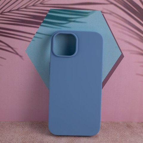 Nakładka Solid Silicon do iPhone 15 Pro Max 6,7" jasnoniebieska