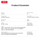 XO ładowarka sieciowa CE17 PD 65W 1x USB-C 1x USB biała